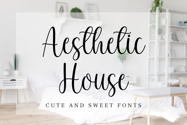 Aesthetic House Script Font