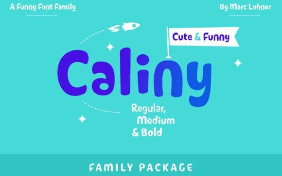 Caliny Display Font
