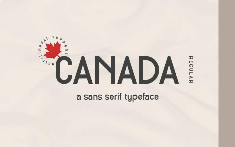 Canada Sans Serif Font