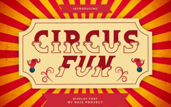 Circus Fun Display Font