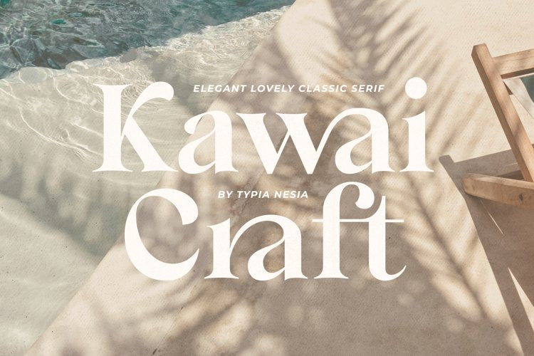 Kawai Craft Serif Font