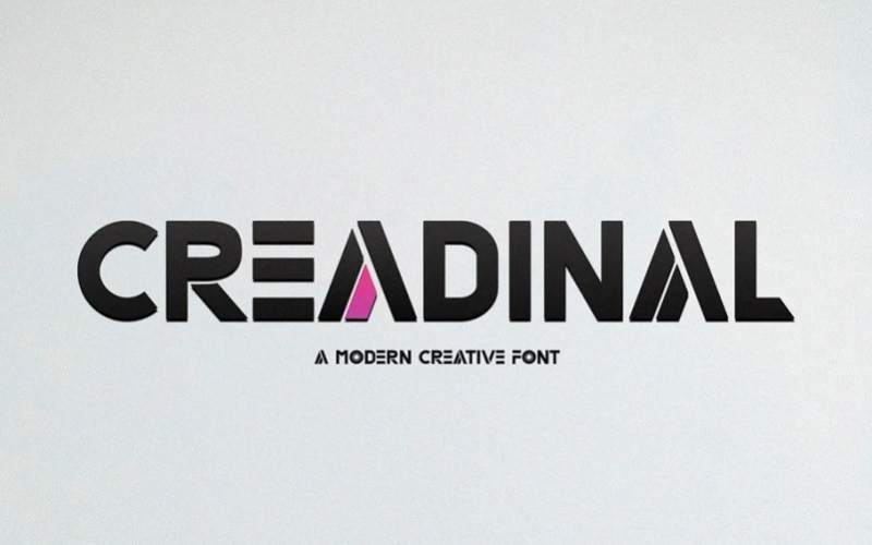 Creadinal Display Font