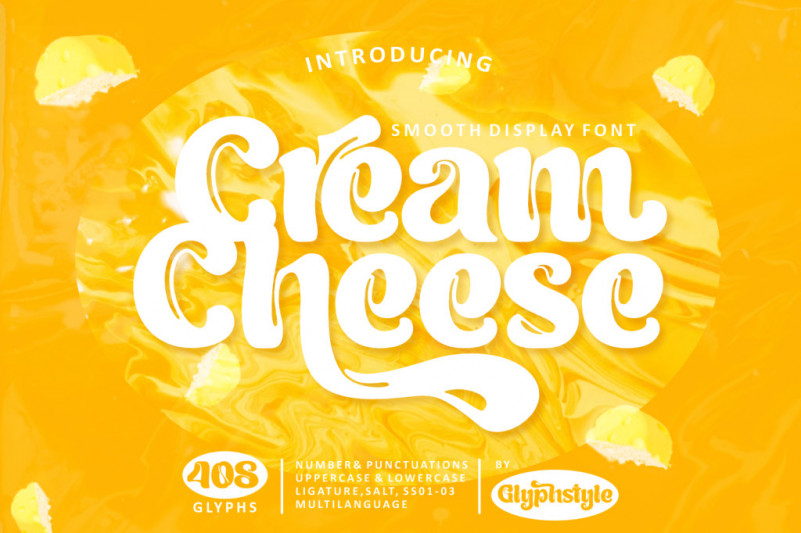 Cream Cheese Display Font
