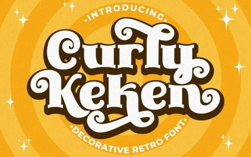Curly Keken Font