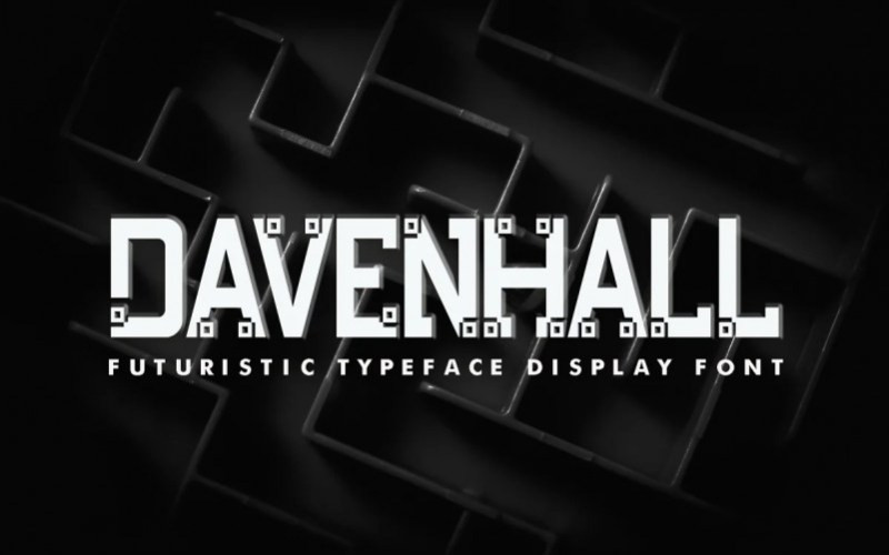 Davenhall Display Font