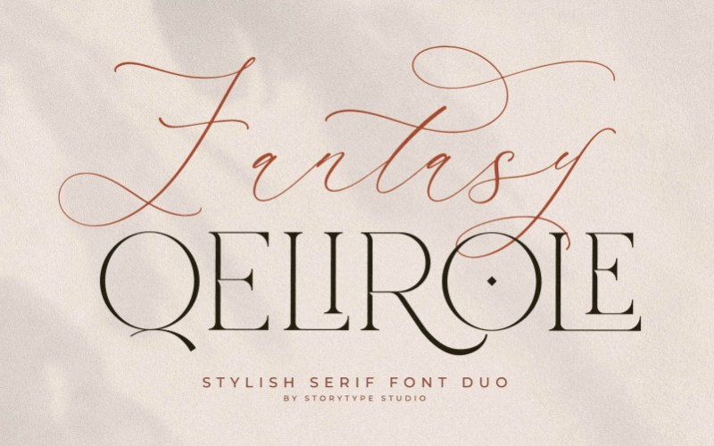 Fantasy Qelirole Font Duo