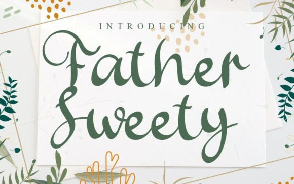 Father Sweety Handwritten Font