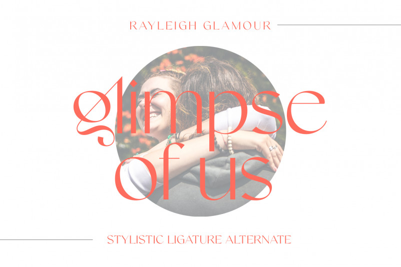 Rayleigh Glamour Sans Serif Font