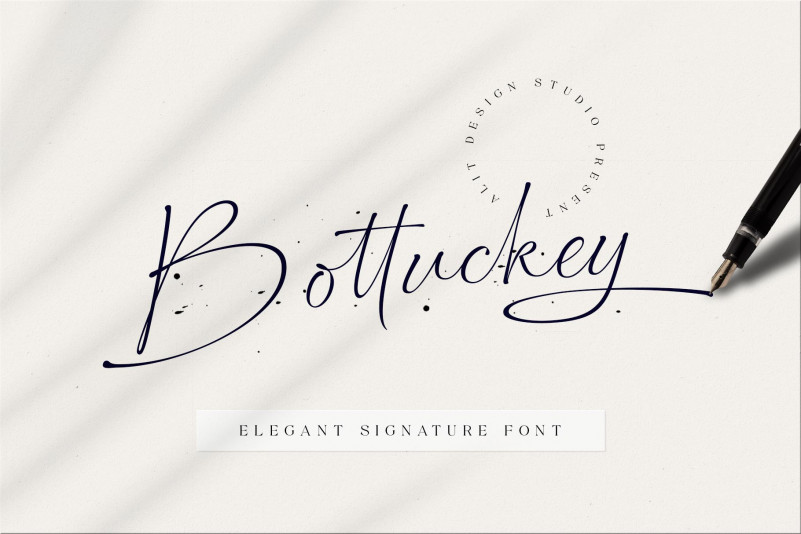 Bottuckey Handwritten Font