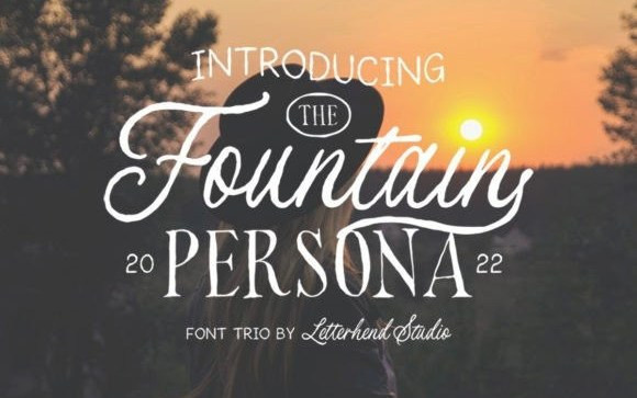 Fountain Persona Font Duo