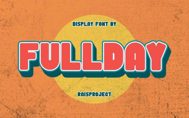 Fullday Display Font