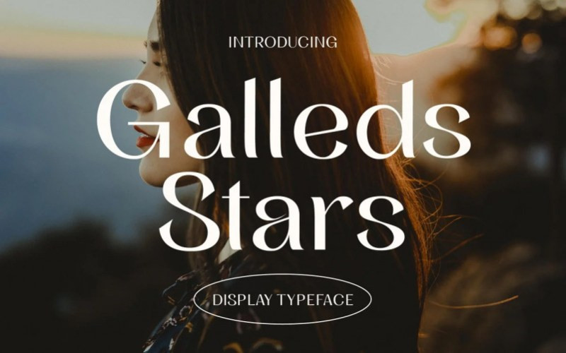 Galleds Stars Sans Serif Font