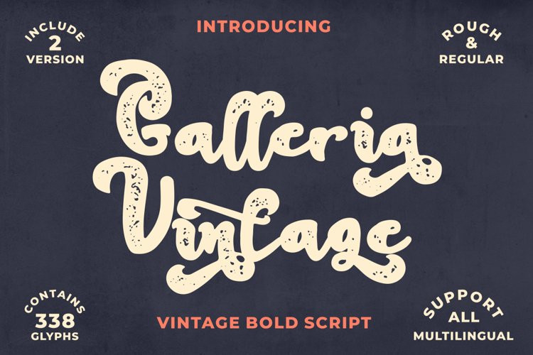 Galleria Vintage Script Font