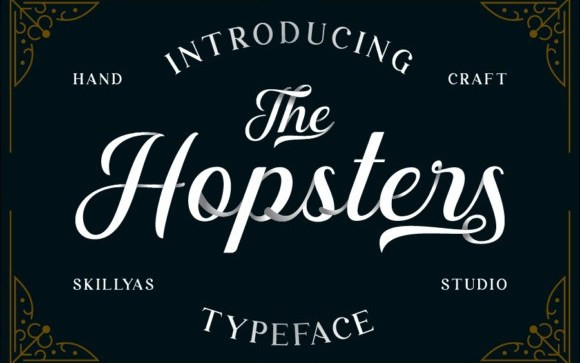 Hopsters Calligraphy Font
