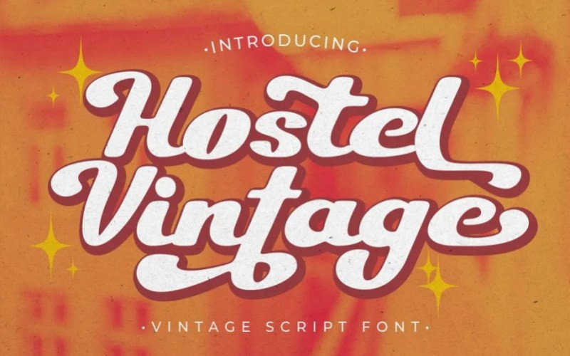 Hostel Vintage Font
