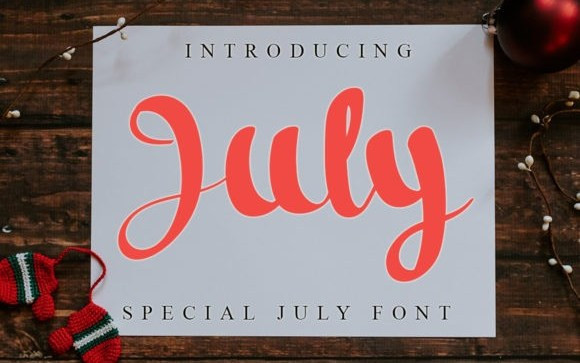 July Font