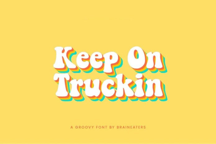Keep on Truckin’ FW Display Font