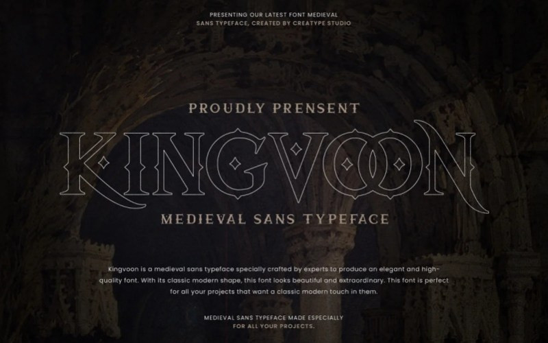 Kingvoon Display Font