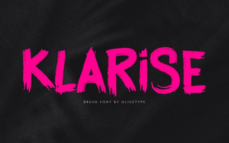 Klarise Brush Font