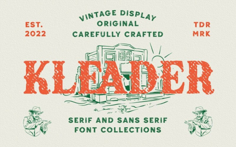 Kleader Display Font