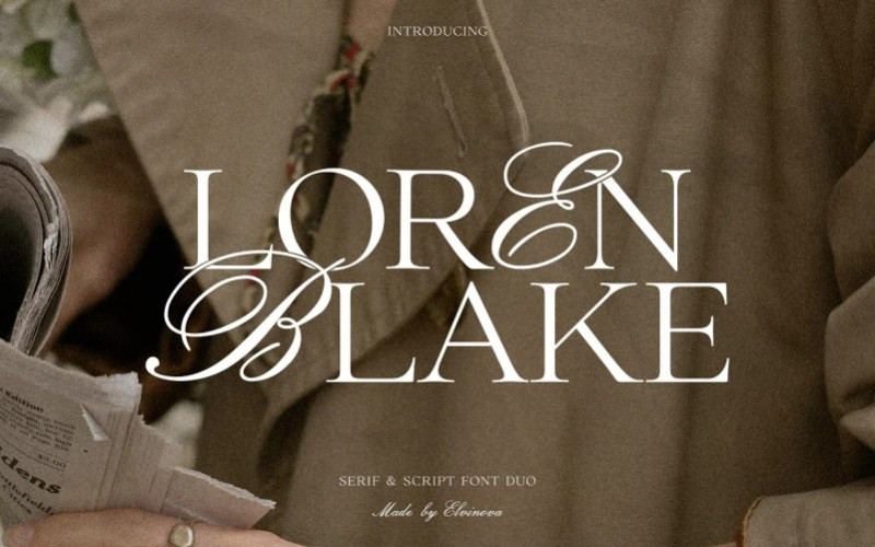 Loren Blake Serif Font