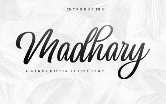 Madhary Script Font