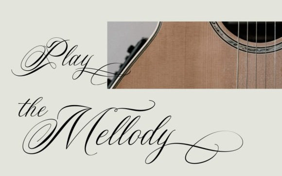 Melody Of Love Calligraphy Font