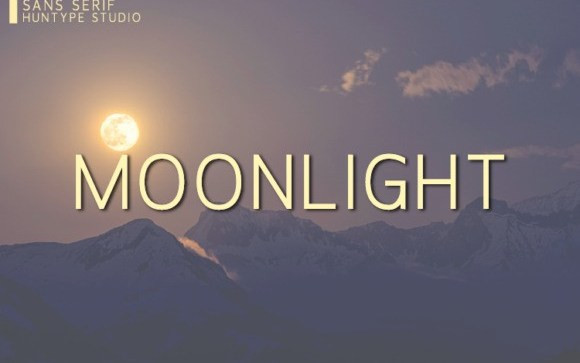 Moonlight Sans Serif Font