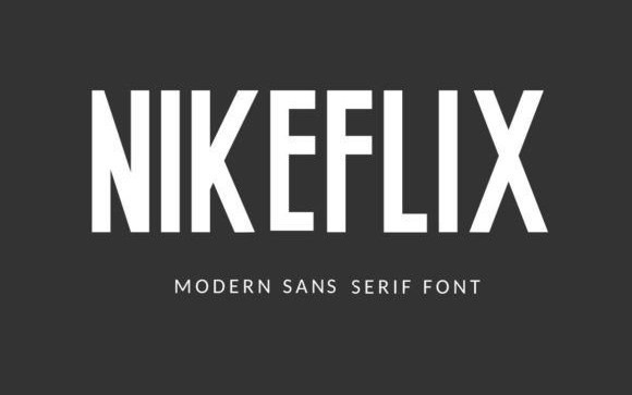 Nikeflix Sans Serif Font