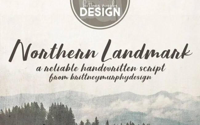 Northern Landmark Script Font