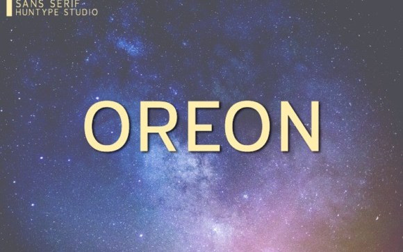 Oreon Sans Serif Font