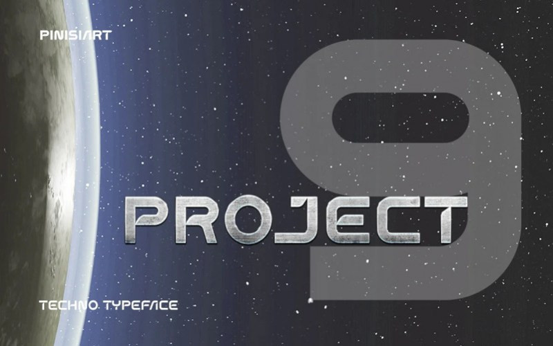 Project 9 Display Font