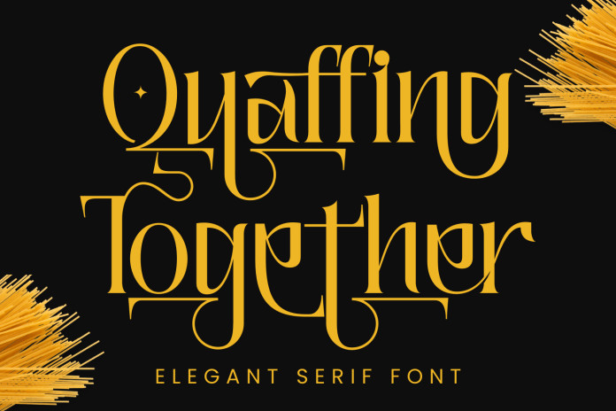 Quaffing Together Serif Font