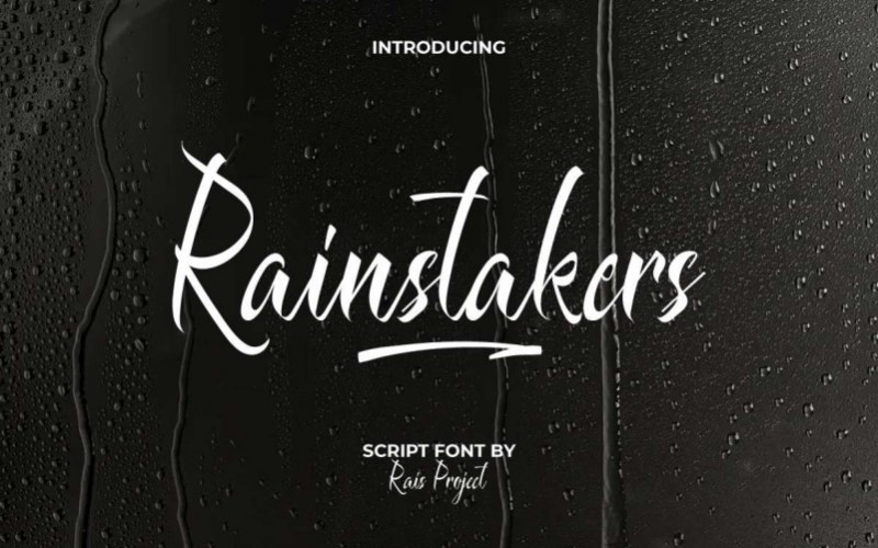 Rainstakers Script Font
