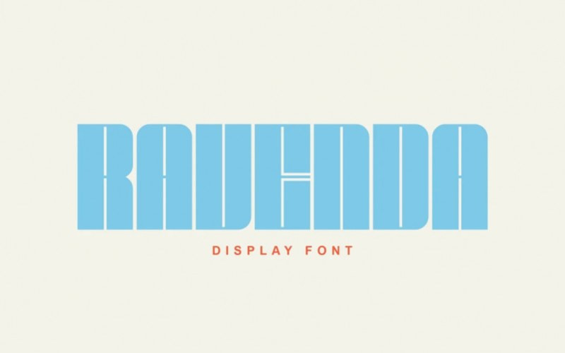 Ravenda Display Font