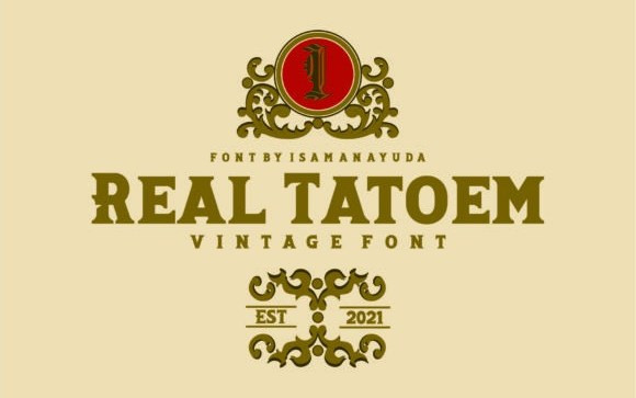 Real Tatoem Display Font