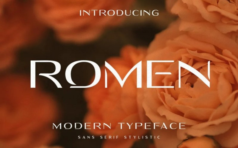 Romen Display Font