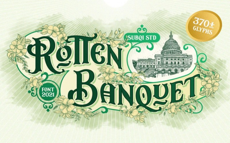 Rotten Banquet Display Font