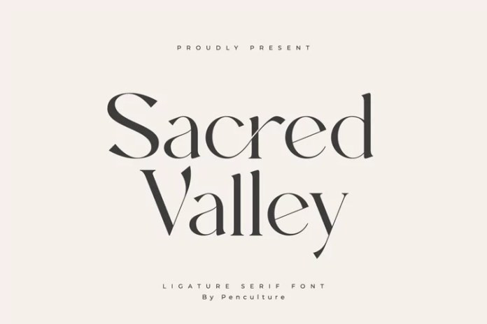 Sacred Valley Serif Font
