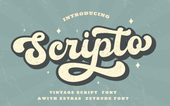 Scripto Script Font