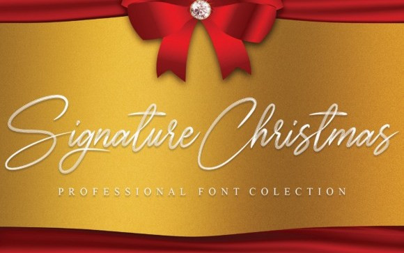 Signature Christmas Script Typeface