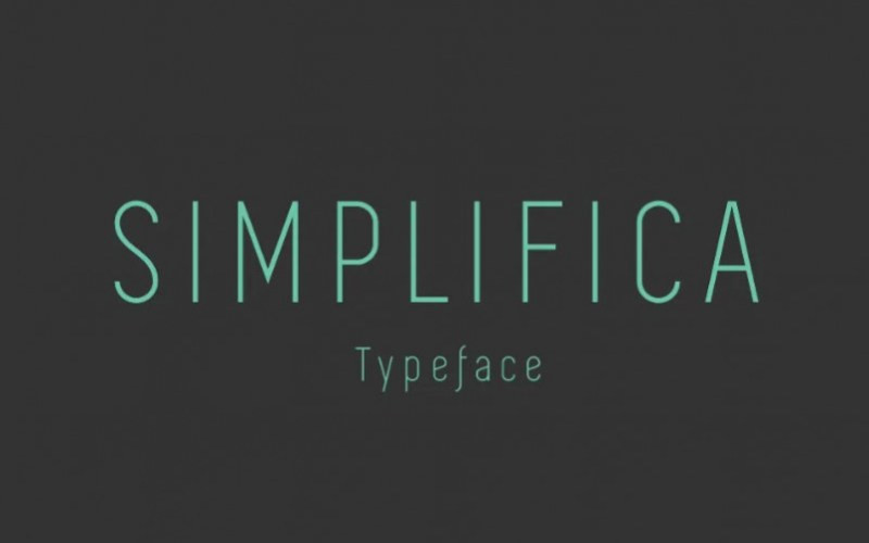 Simplifica Sans Serif Font