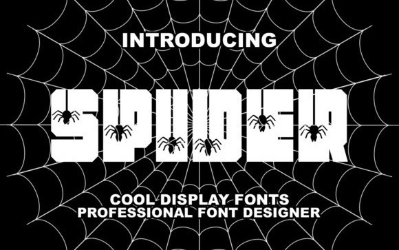 Spider Display Font
