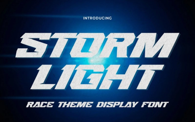 Stormlight Display Font
