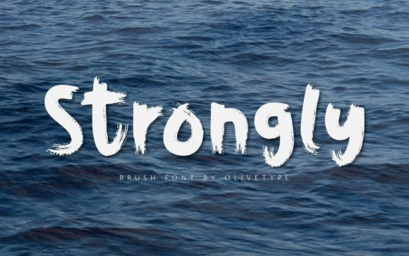 Strongly Brush Font