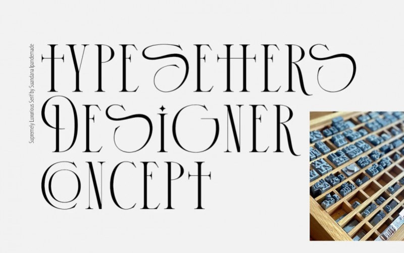 Supremely Luxurious Serif Font