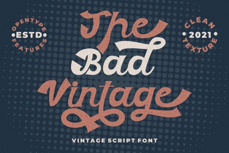 The Bad Vintage Script Font