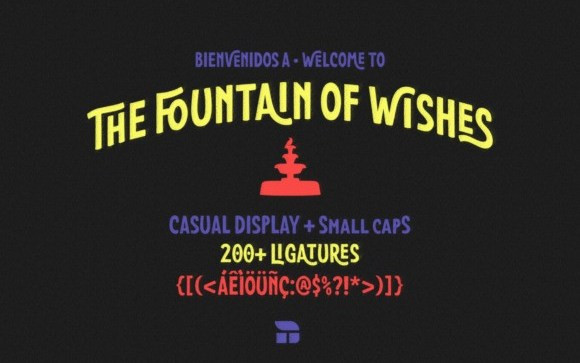The Fountain Of Wishes Font