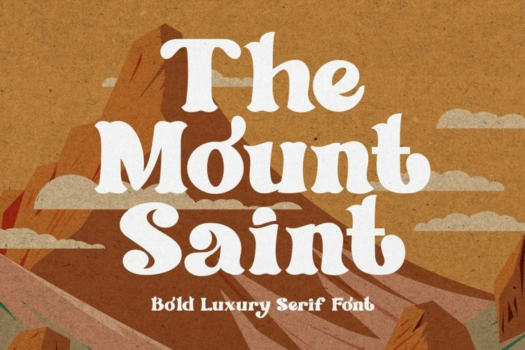 The Mount Saint Display Font