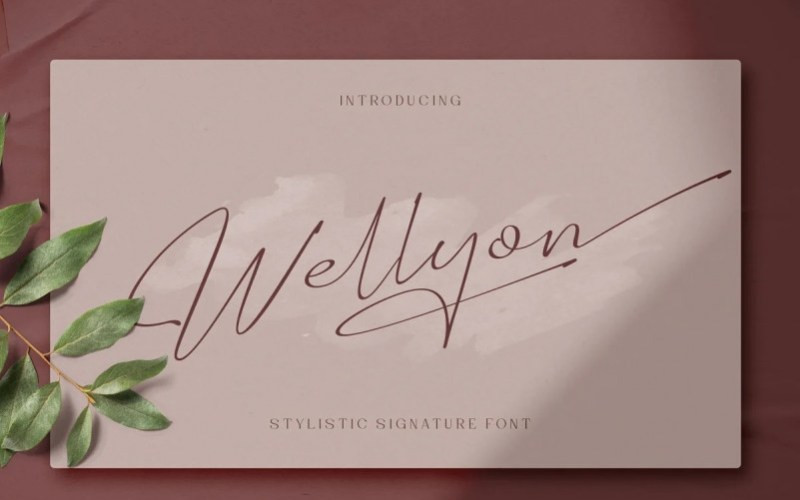 Wellyon Handwritten Font